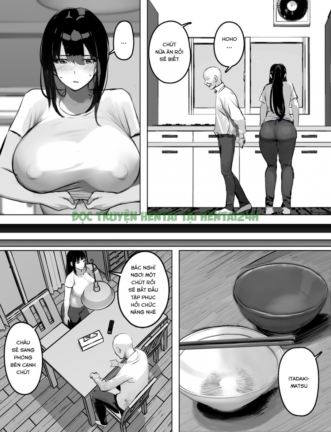 Xem ảnh 14 trong truyện hentai Bakunyuu Home Helper No Ecchi Na Houmon Kaigo - One Shot - Truyenhentai18.net
