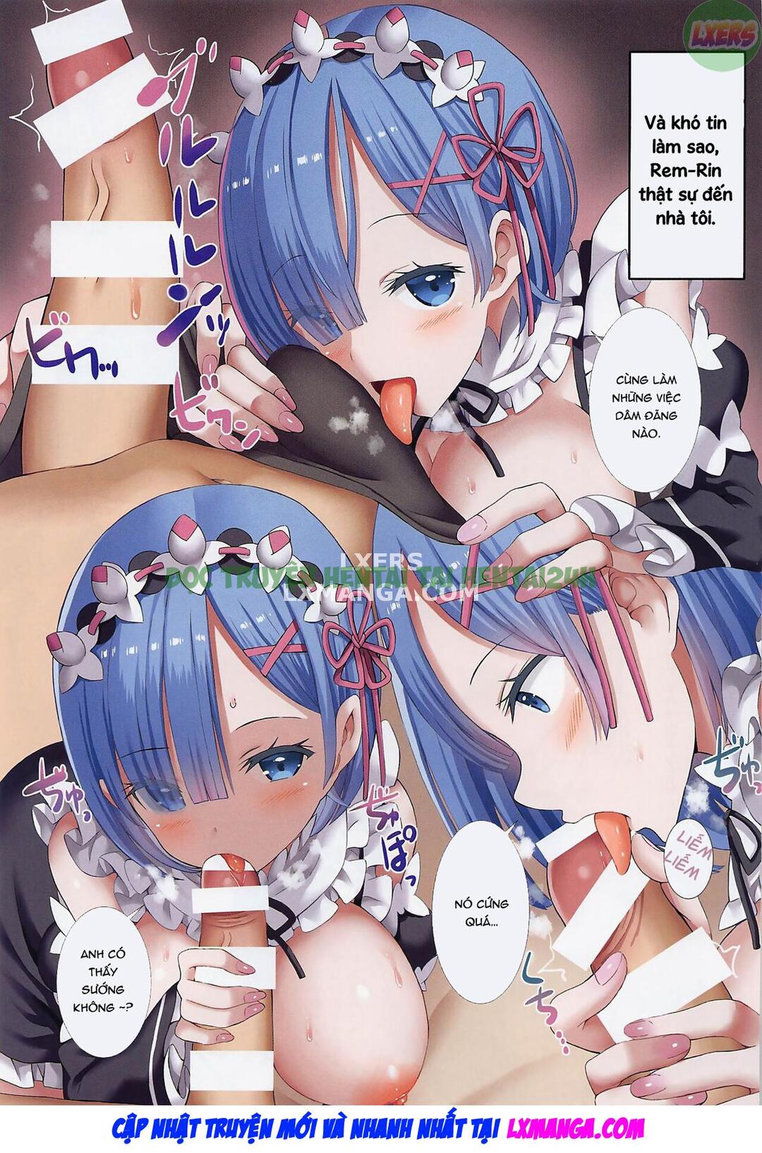Xem ảnh 6 trong truyện hentai Cosplay SEX With Rem-rin Who Was Transported To My House - One Shot - truyenhentai18.pro