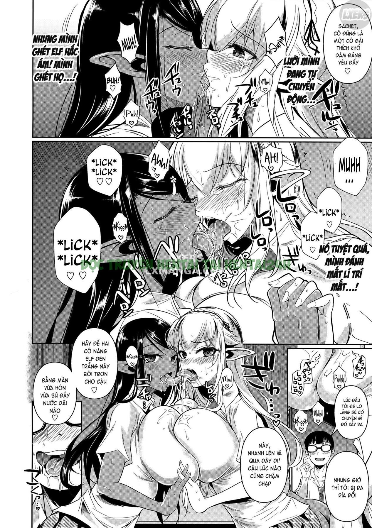 Xem ảnh 10 trong truyện hentai High Elf × High School Shiro × Kuro - One Shot - Truyenhentai18.net