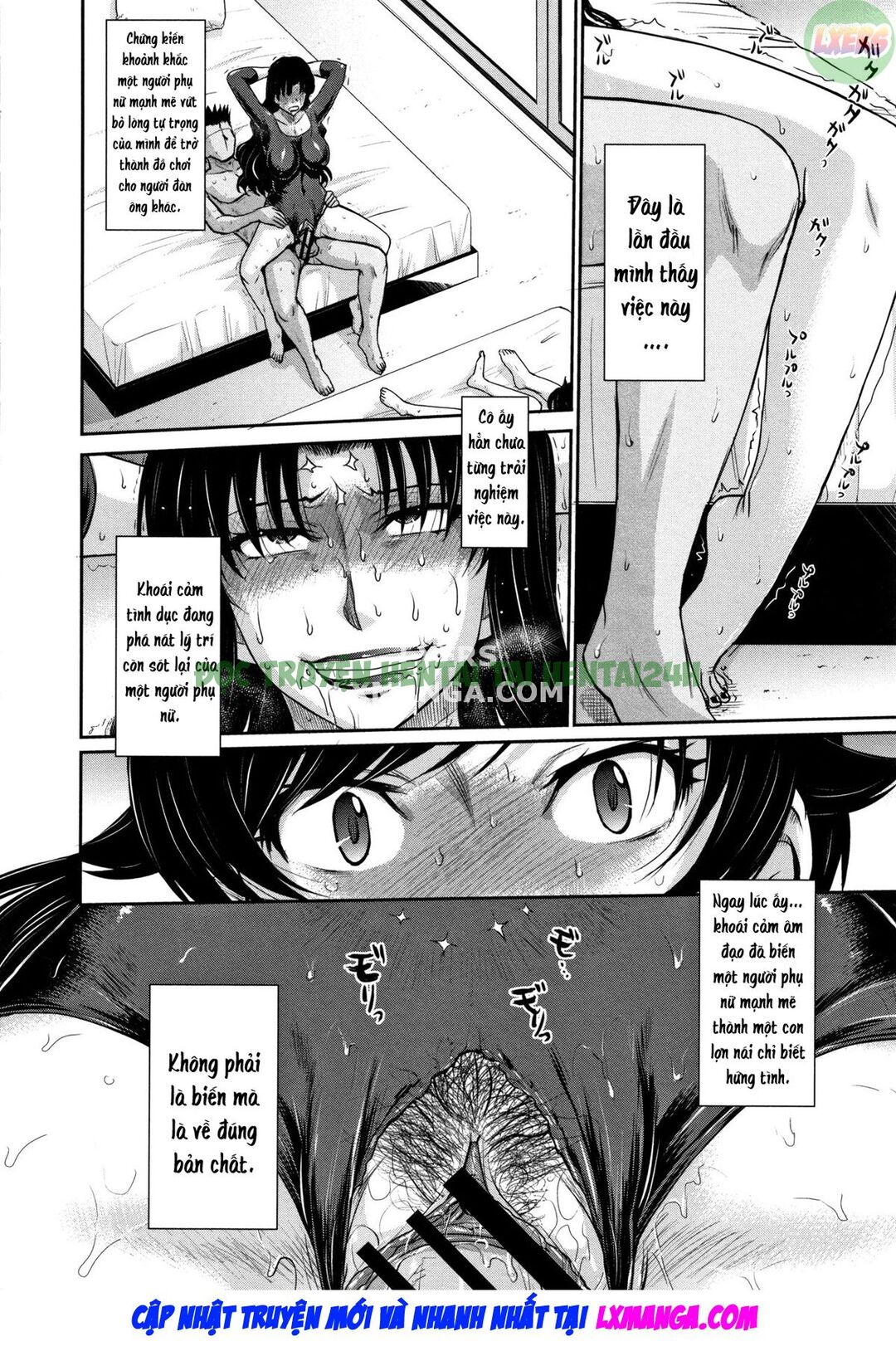 Xem ảnh 17 trong truyện hentai Hitozuma, Mitsu To Niku - Chapter 4 - truyenhentai18.pro