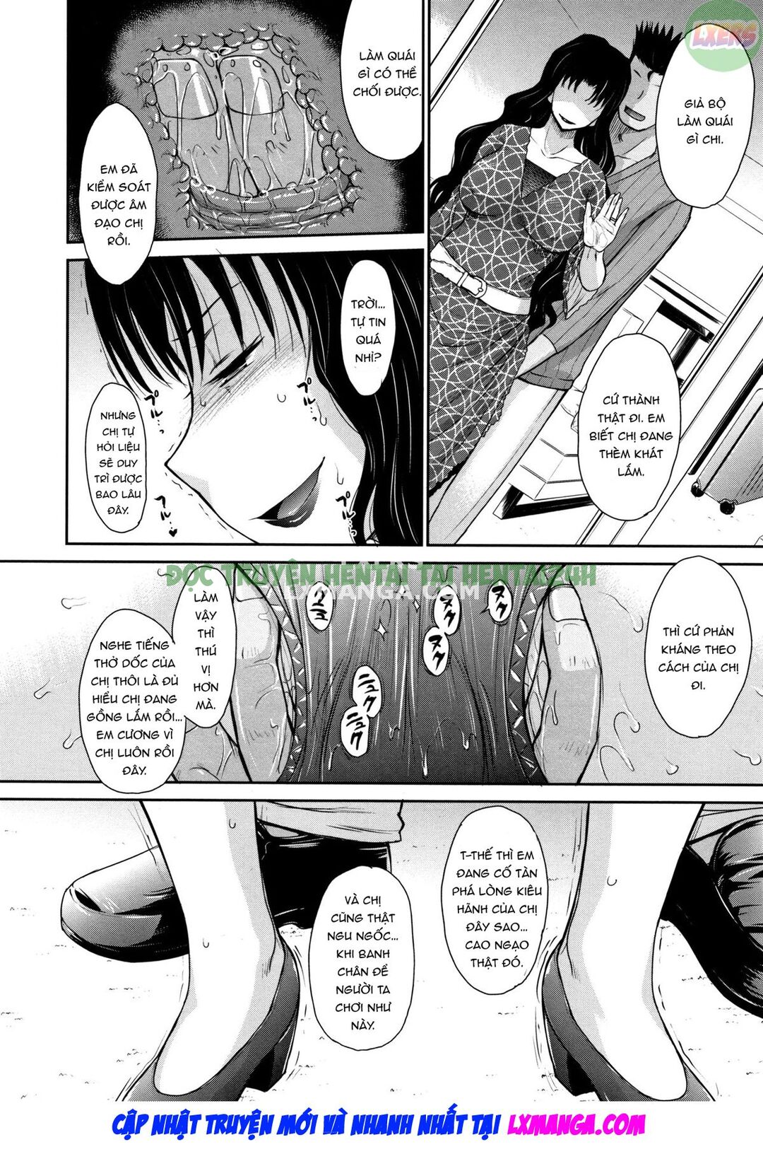 Xem ảnh 3 trong truyện hentai Hitozuma, Mitsu To Niku - Chapter 4 - truyenhentai18.pro