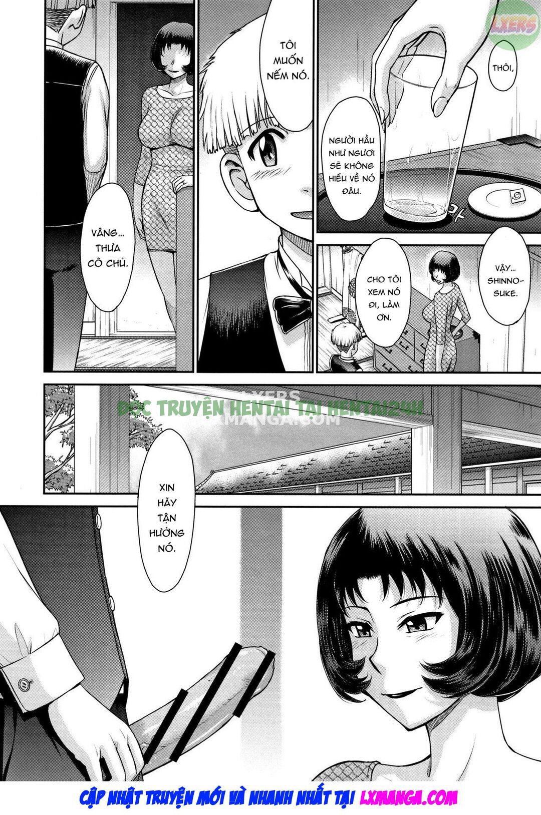 Xem ảnh 3 trong truyện hentai Hitozuma, Mitsu To Niku - Chapter 6 - truyenhentai18.pro