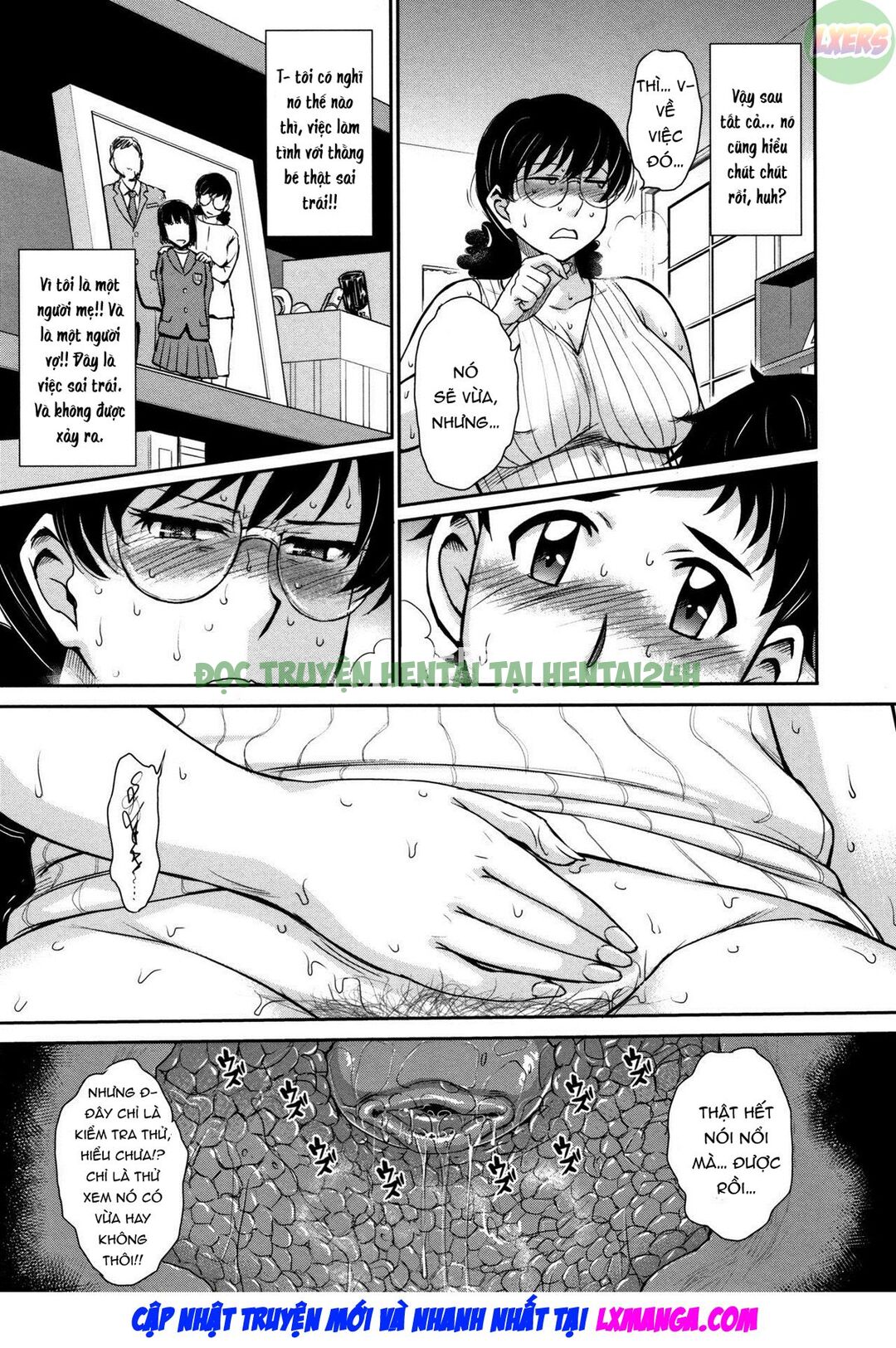 Xem ảnh 10 trong truyện hentai Hitozuma, Mitsu To Niku - Chapter 7 - truyenhentai18.pro