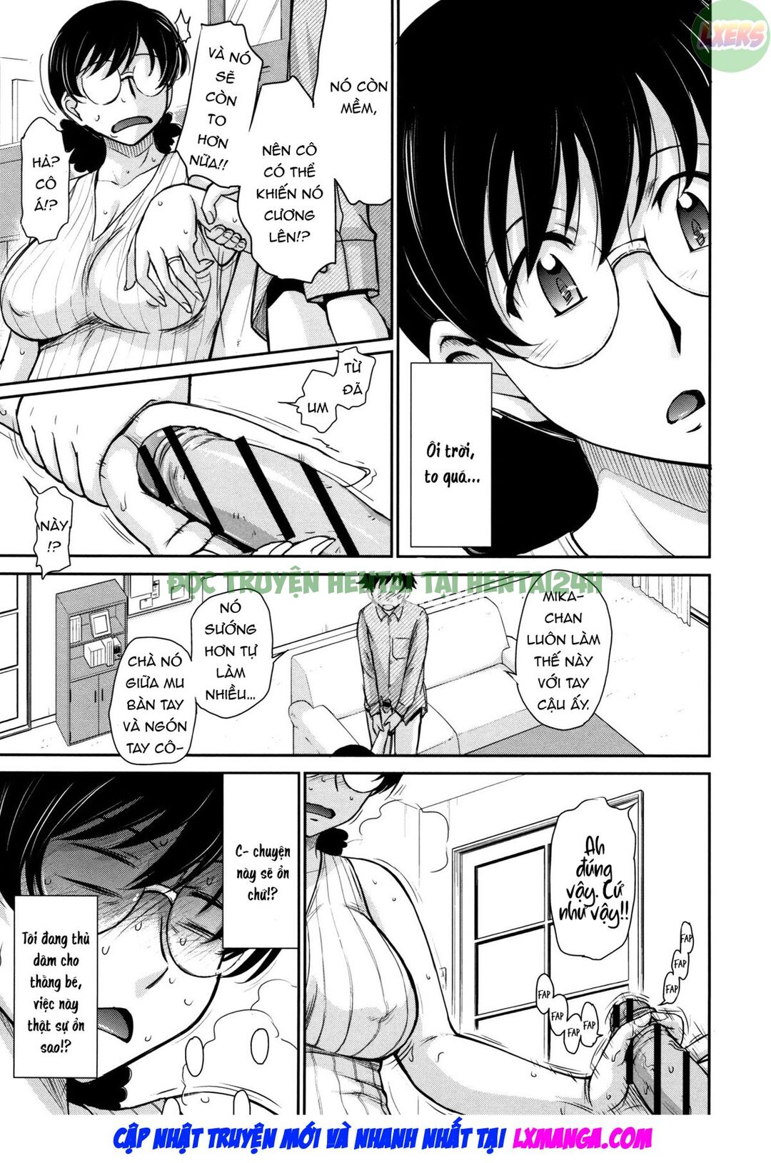 Xem ảnh 4 trong truyện hentai Hitozuma, Mitsu To Niku - Chapter 7 - truyenhentai18.pro