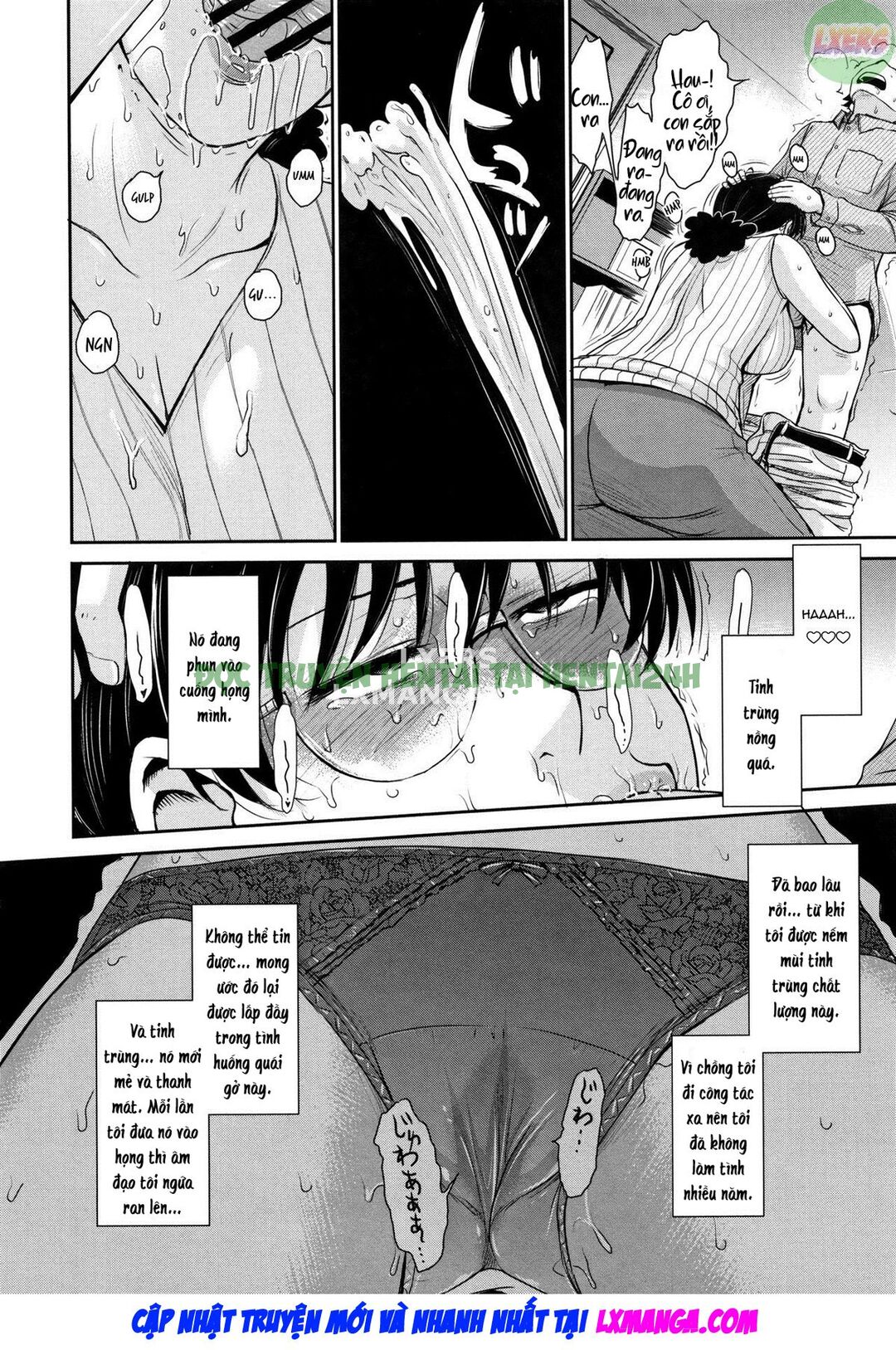 Xem ảnh 7 trong truyện hentai Hitozuma, Mitsu To Niku - Chapter 7 - truyenhentai18.pro