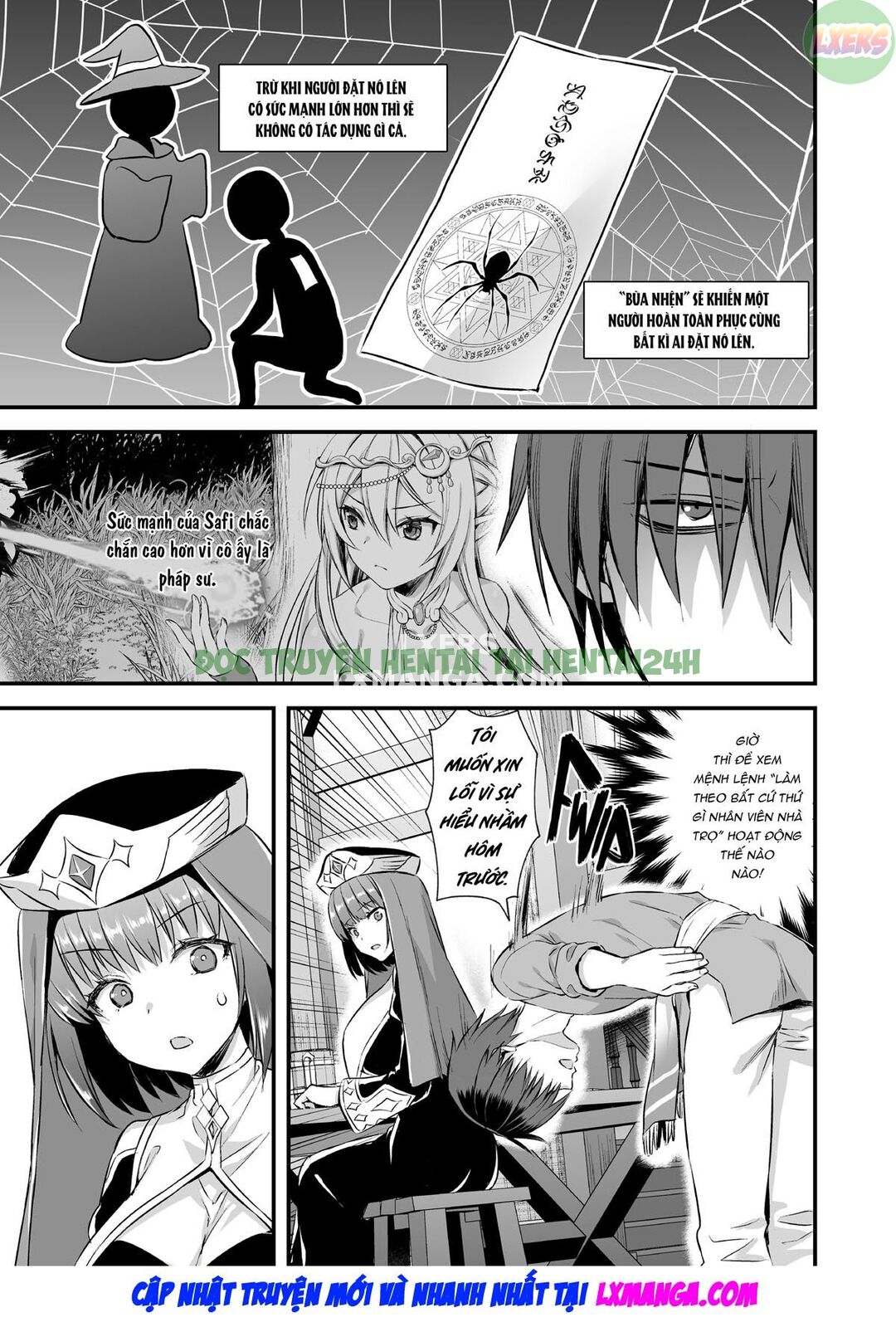 Hình ảnh 22 trong Horny Isekai Elf's Evil Eye - Chapter 4 - Hentaimanhwa.net