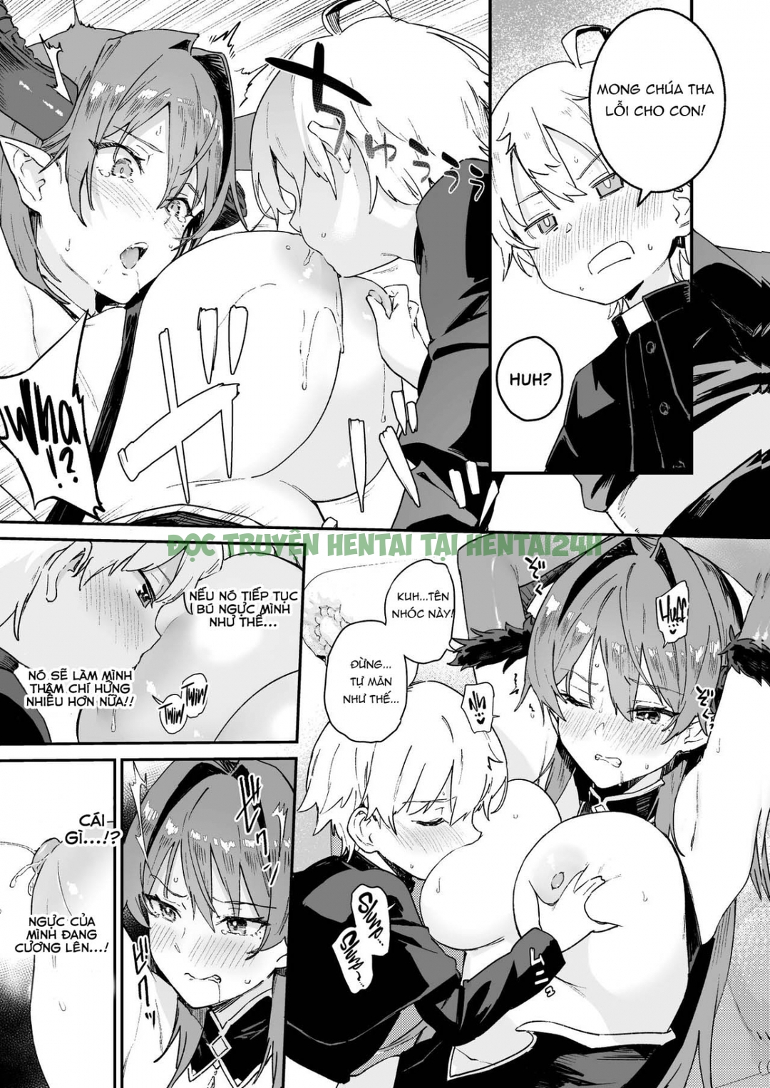 Hình ảnh 12 trong I'll Fight The Lewd Succubus Lady With Sexual Punishments - One Shot - Hentaimanhwa.net