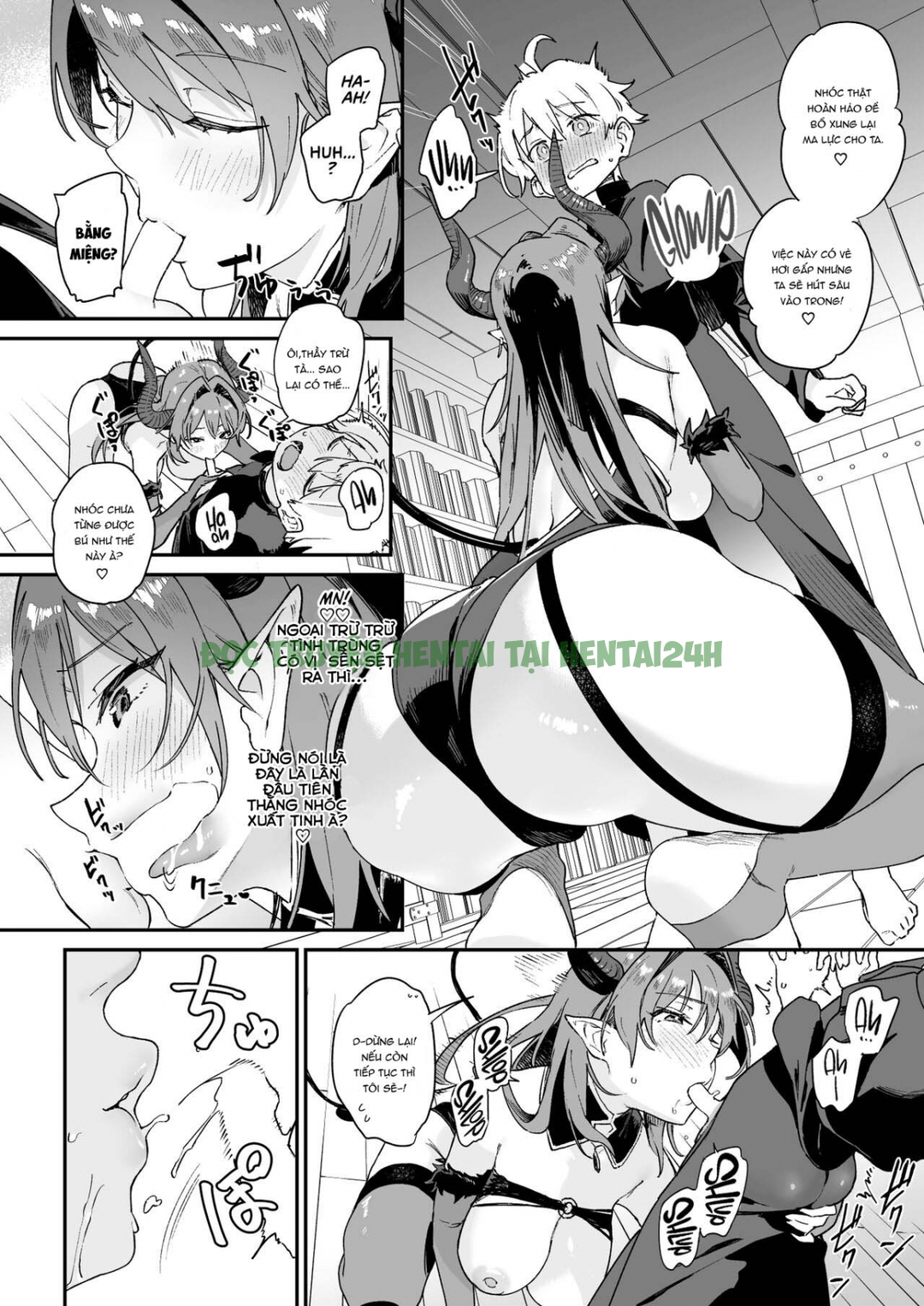 Hình ảnh 19 trong I'll Fight The Lewd Succubus Lady With Sexual Punishments - One Shot - Hentaimanhwa.net
