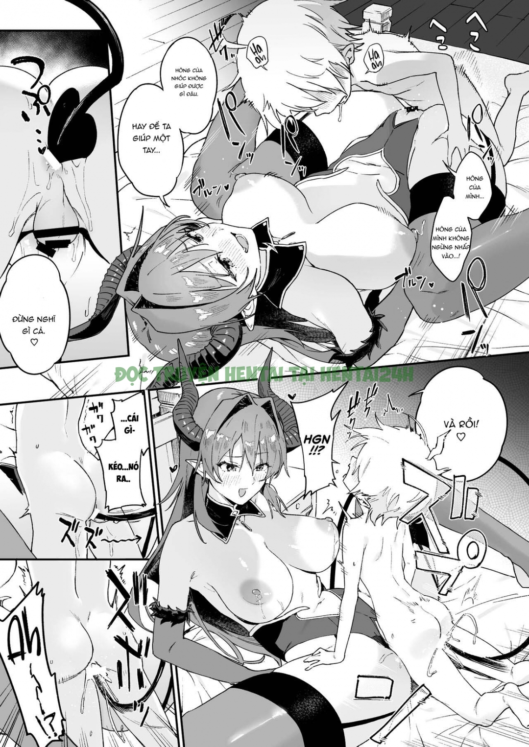 Hình ảnh 28 trong I'll Fight The Lewd Succubus Lady With Sexual Punishments - One Shot - Hentaimanhwa.net