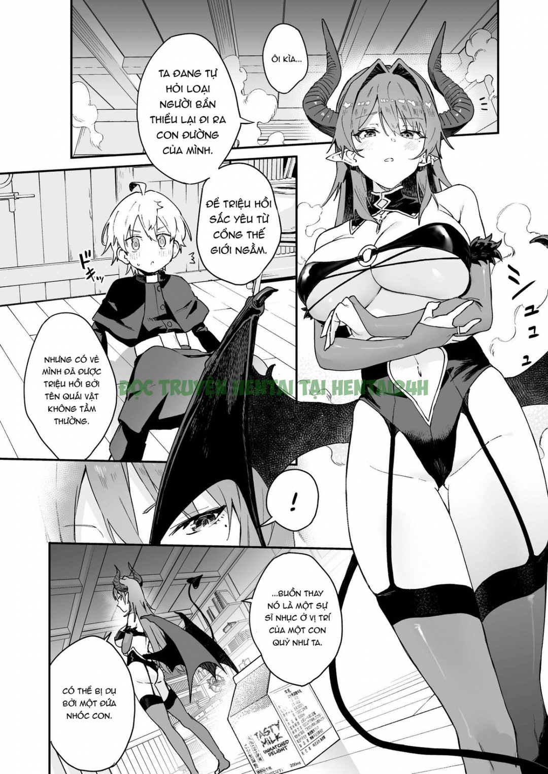Hình ảnh 3 trong I'll Fight The Lewd Succubus Lady With Sexual Punishments - One Shot - Hentaimanhwa.net