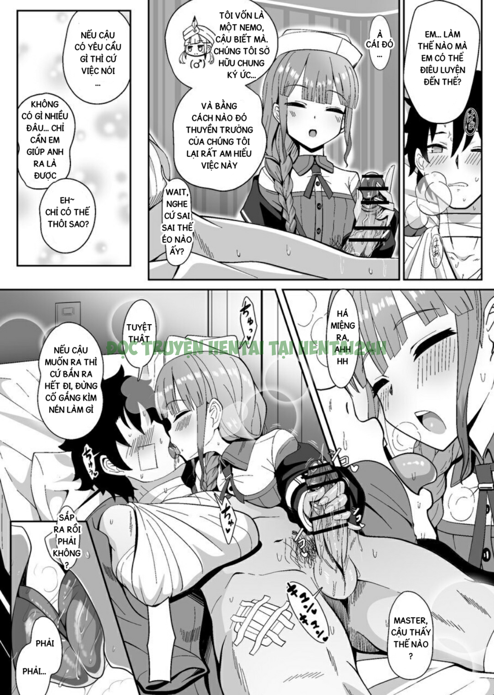 Xem ảnh 4 trong truyện hentai Jimuteki Ni Shori Shite Kureru Nurse-san - One Shot - truyenhentai18.pro