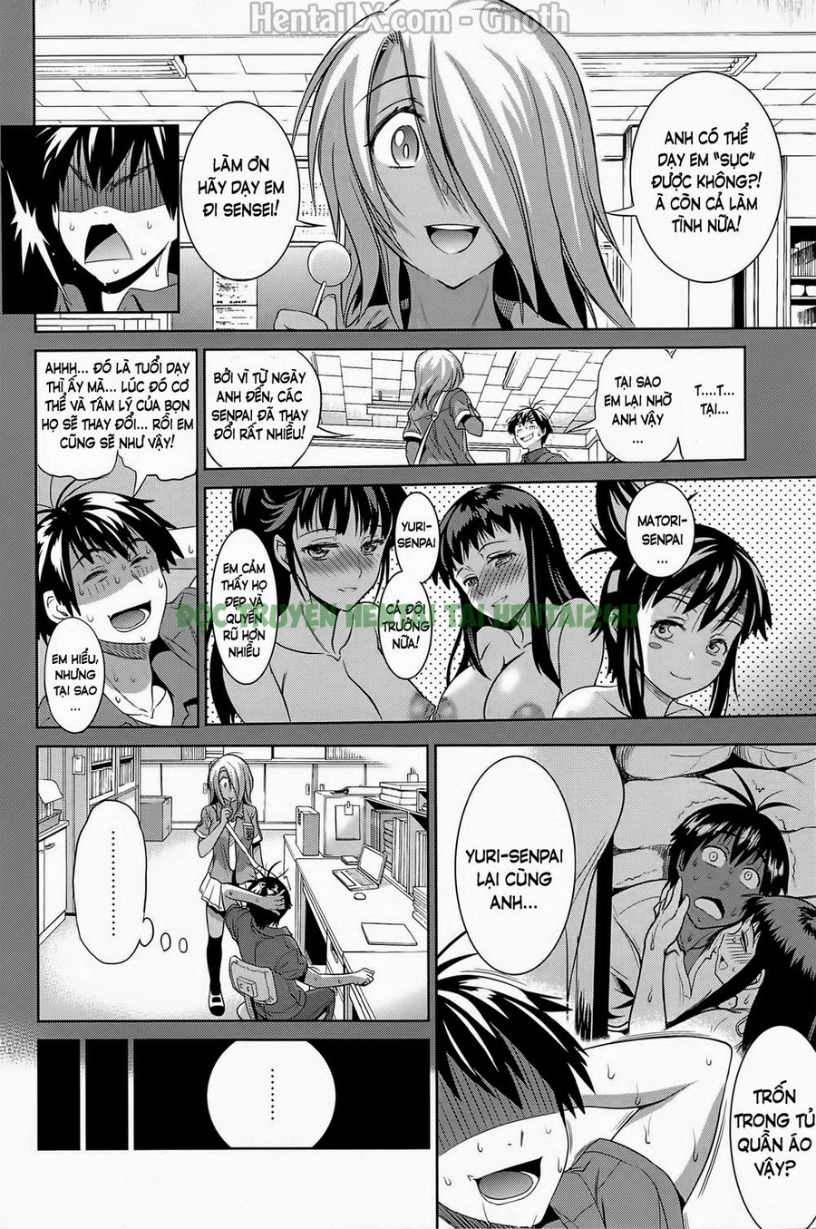 Xem ảnh 8 trong truyện hentai Joshi Luck! Girls Lacrosse Club - Chapter 4 - truyenhentai18.pro