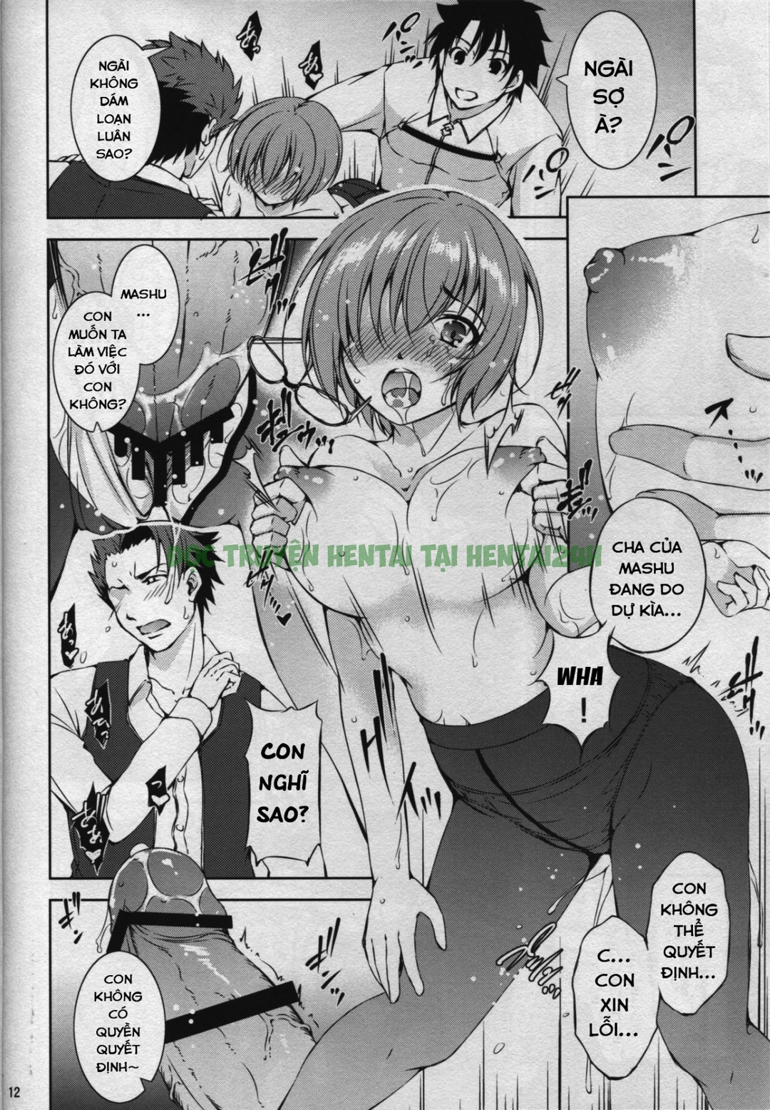 Xem ảnh 10 trong truyện hentai Katei Entaku - One Shot - truyenhentai18.pro