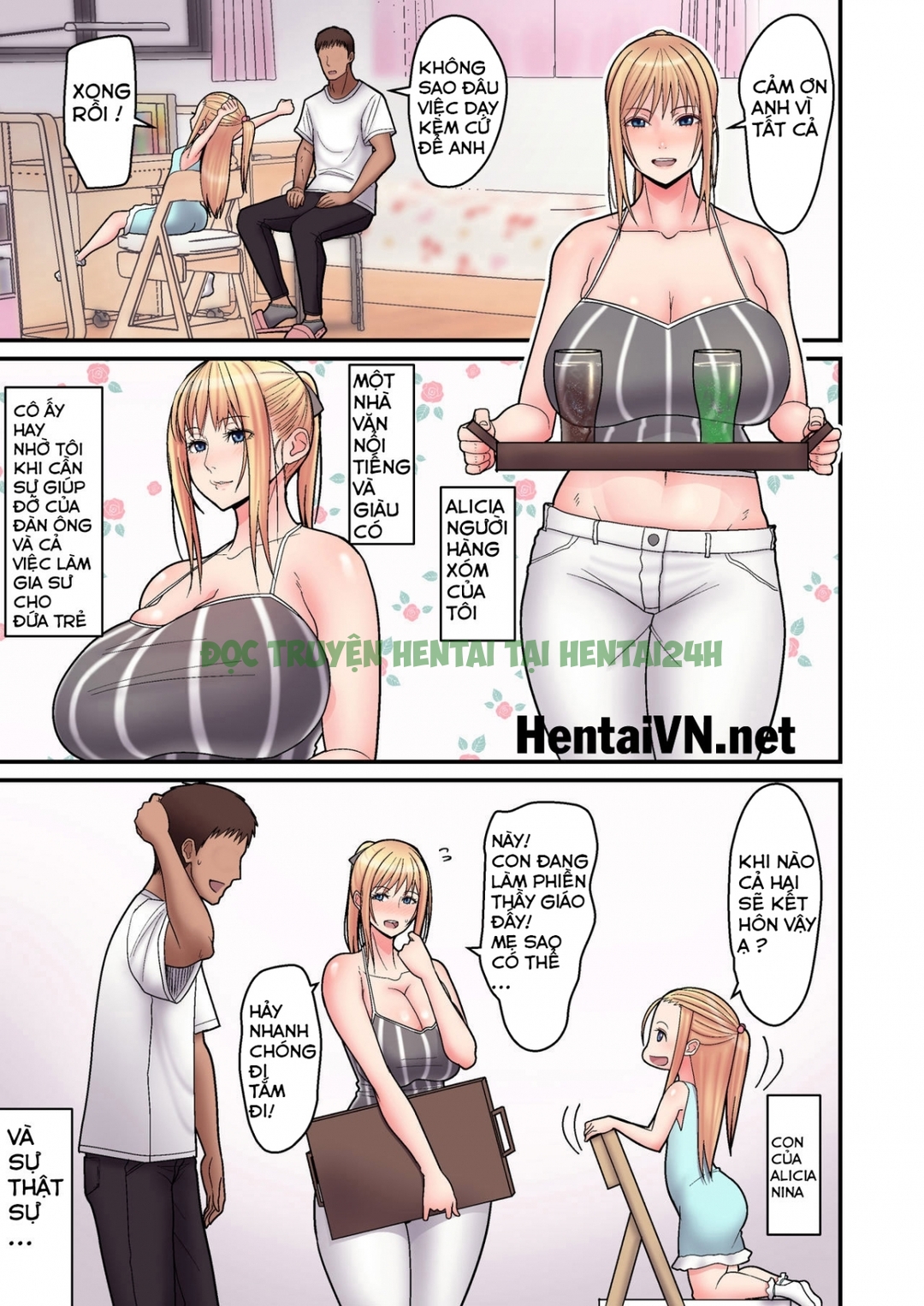 Xem ảnh 2 trong truyện hentai Mẹ Đơn Thân Lâu Rồi Không Được Yêu - One Shot - truyenhentai18.pro
