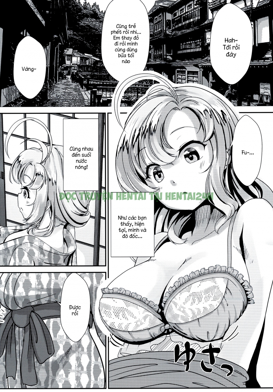Xem ảnh 3 trong truyện hentai Kinugasa-san To Ryokan De Futari - One Shot - truyenhentai18.pro