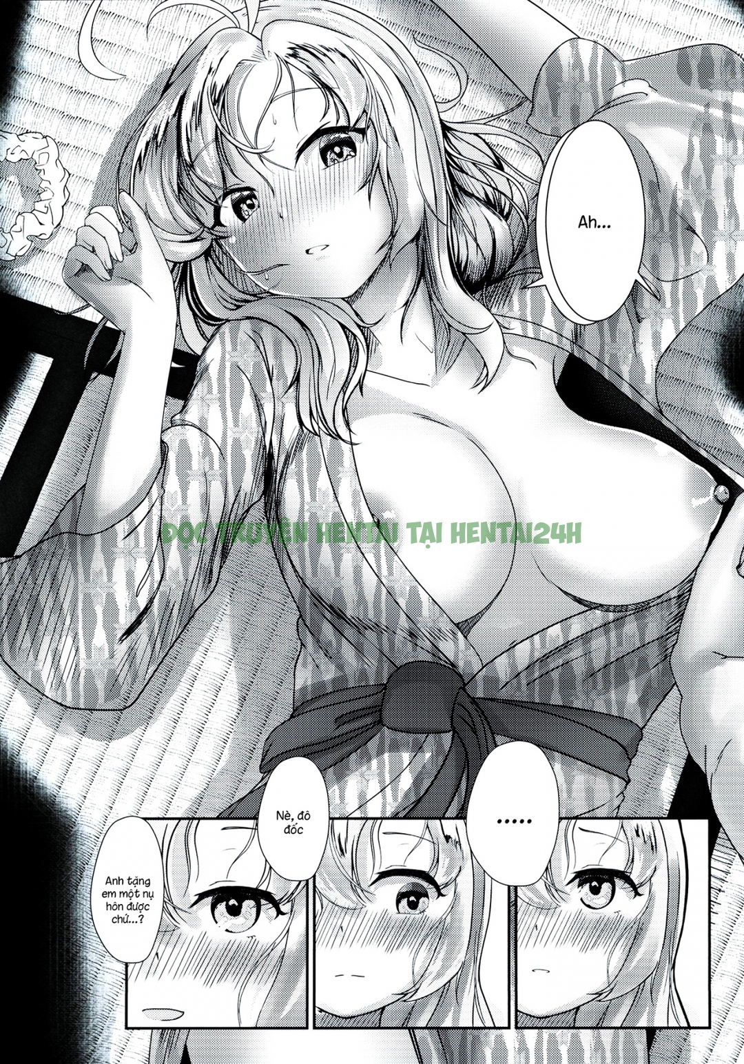 Xem ảnh 6 trong truyện hentai Kinugasa-san To Ryokan De Futari - One Shot - truyenhentai18.pro