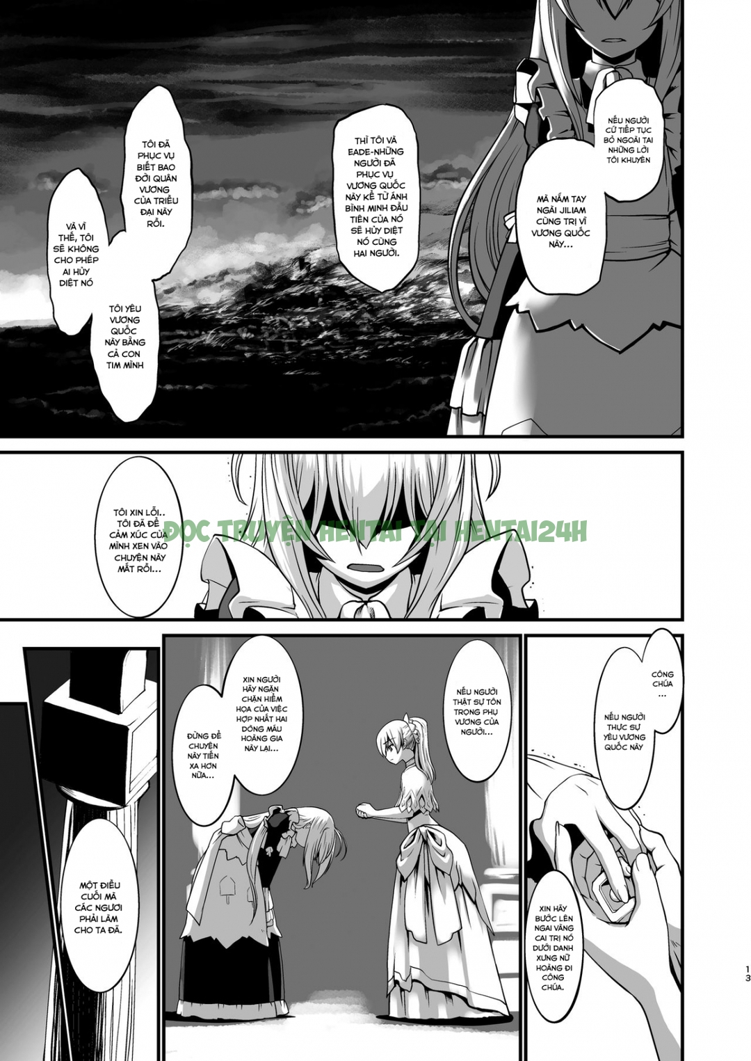 Xem ảnh 11 trong truyện hentai Kishi Danchou Kanrakusu - Chapter 4 END - truyenhentai18.pro