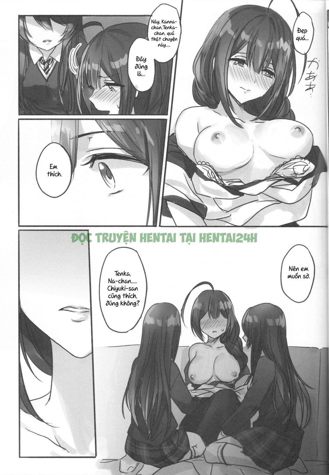 Xem ảnh 12 trong truyện hentai Yuri Hentai Dáng Nhìn Hạnh Phúc - One Shot - Truyenhentai18.net