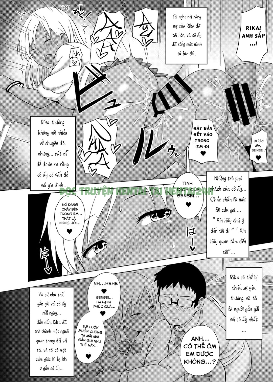 Xem ảnh 16 trong truyện hentai Kurojouten Kuro Gal JK To Dousei - One Shot - truyenhentai18.pro