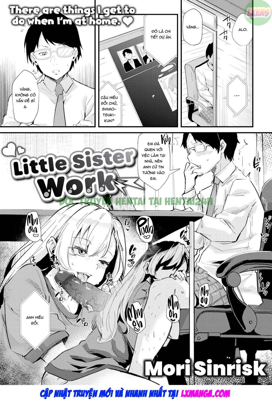Xem ảnh 3 trong truyện hentai Little Sister Work - One Shot - truyenhentai18.pro