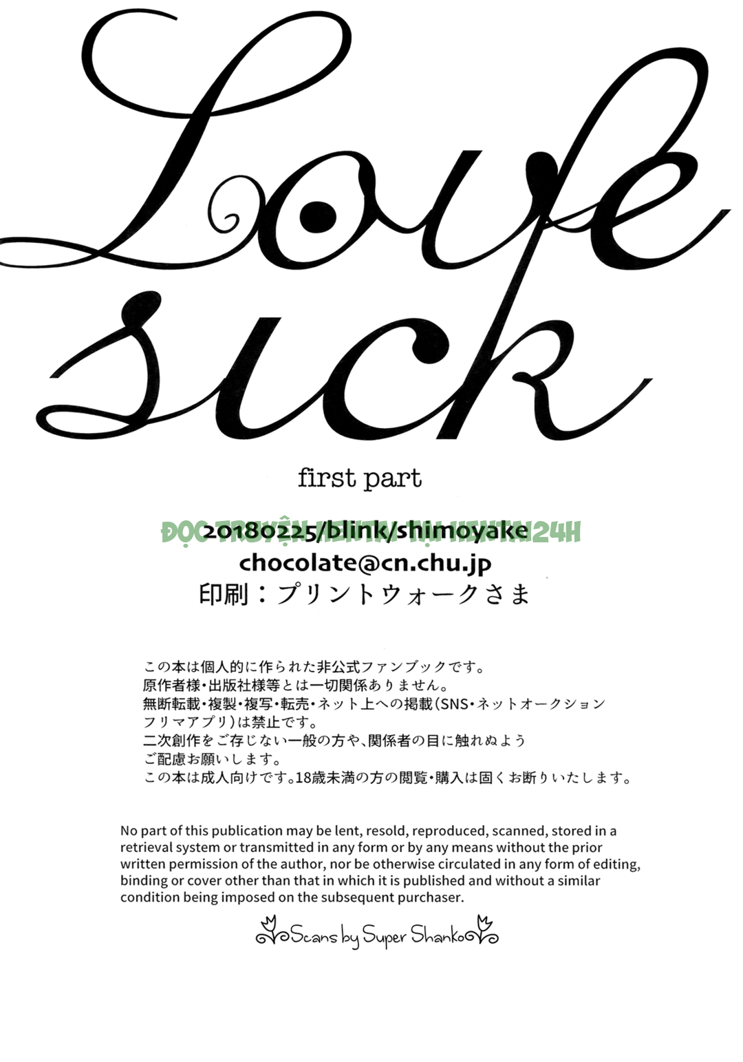 Xem ảnh Love Sick - Chapter 1 - 85 - Hentai24h.Tv