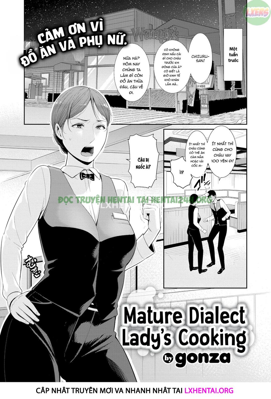 Xem ảnh 3 trong truyện hentai Mature Dialect Lady's Cooking - One Shot - truyenhentai18.pro
