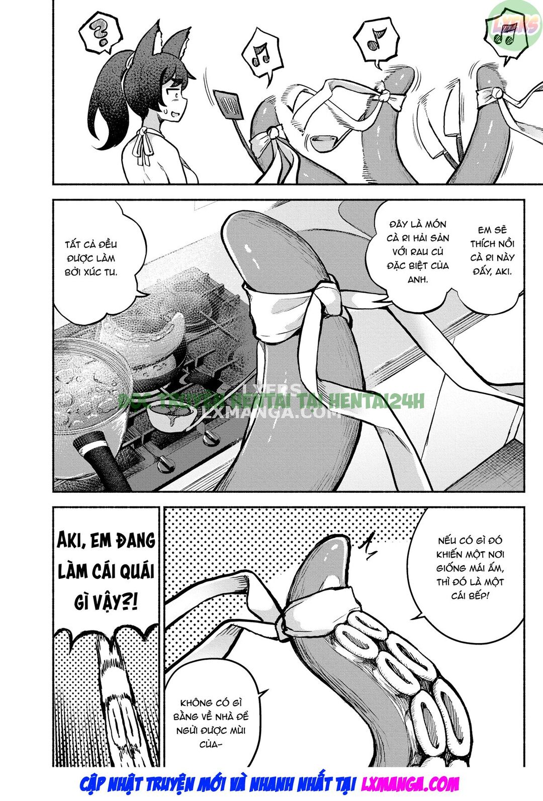 Xem ảnh 33 trong truyện hentai Hầu Gái Của Tôi Và Quái Vật Xúc Tua - One Shot - truyenhentai18.pro