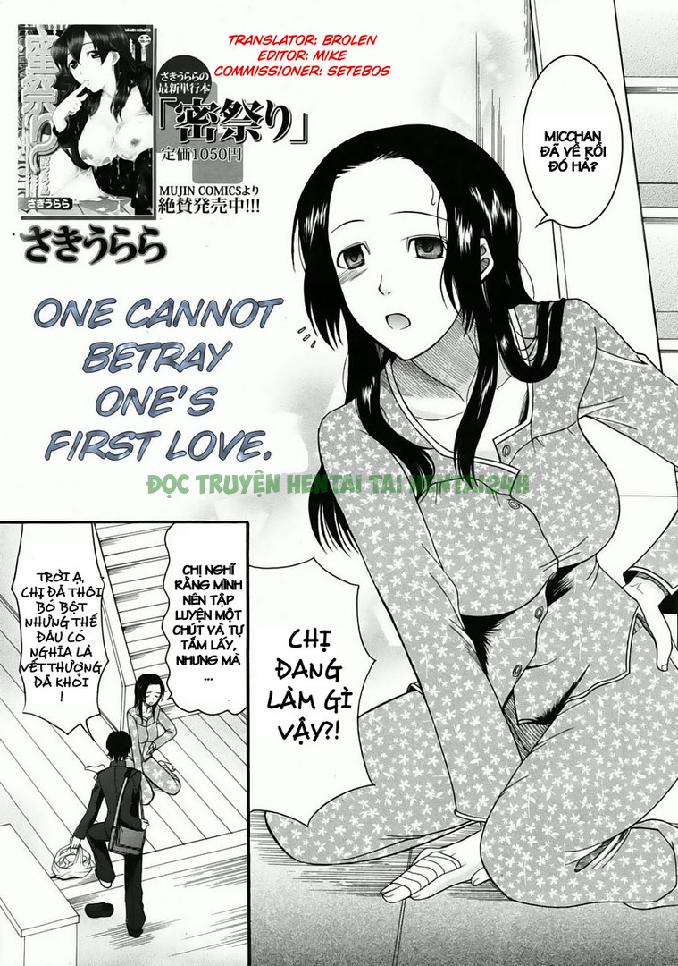 Xem ảnh One Cannot Betray Ones First Love - Chapter 1 - 2 - Hentai24h.Tv