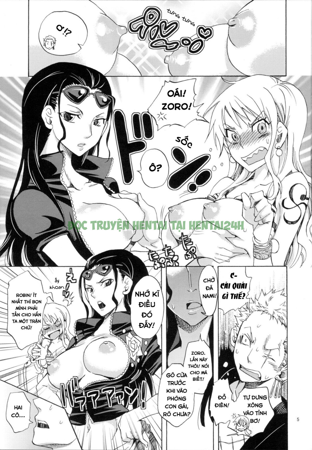 Xem ảnh 5 trong truyện hentai Chị Em Nami và Robin Trong Quan hệ Tình Dục - One Shot - truyenhentai18.pro