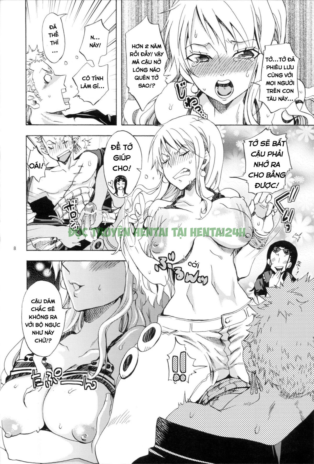 Xem ảnh 8 trong truyện hentai Chị Em Nami và Robin Trong Quan hệ Tình Dục - One Shot - truyenhentai18.pro