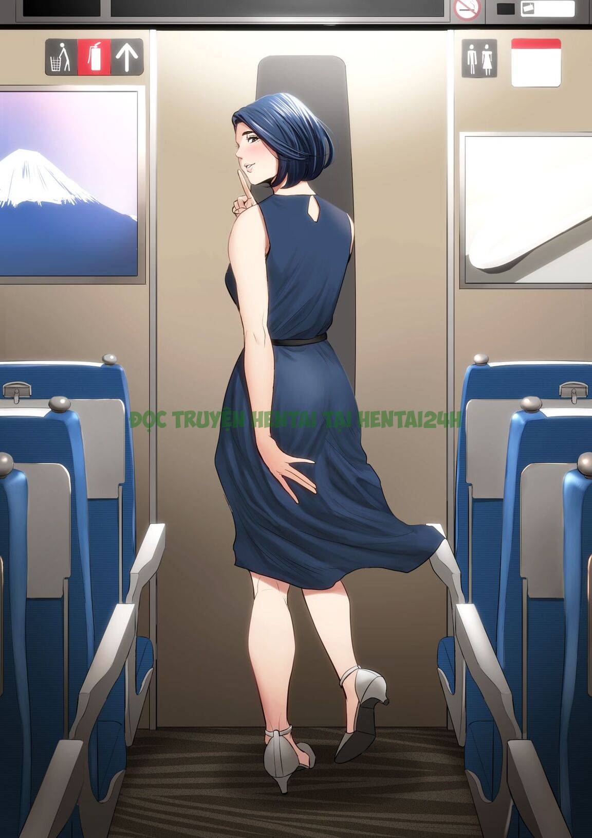 Xem ảnh 1 trong truyện hentai Shinkansen De Nani Shiteru - One Shot - truyenhentai18.pro
