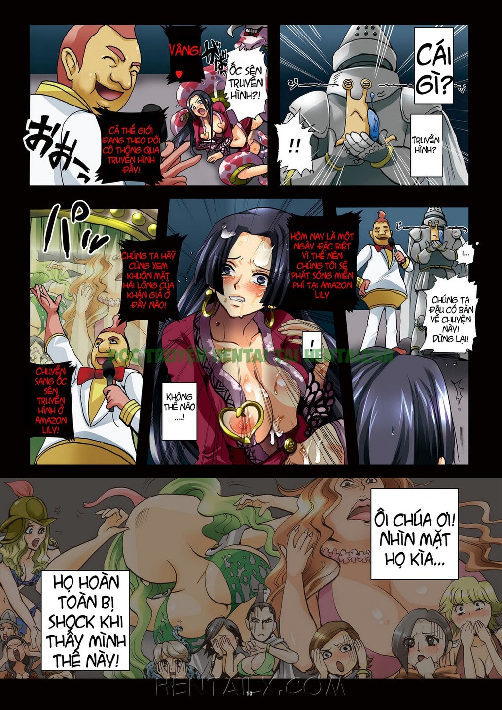 Xem ảnh 8 trong truyện hentai Nữ Hoàng Rắn Boa Hancook One Piece Bị Rape - One Shot - Truyenhentai18.net