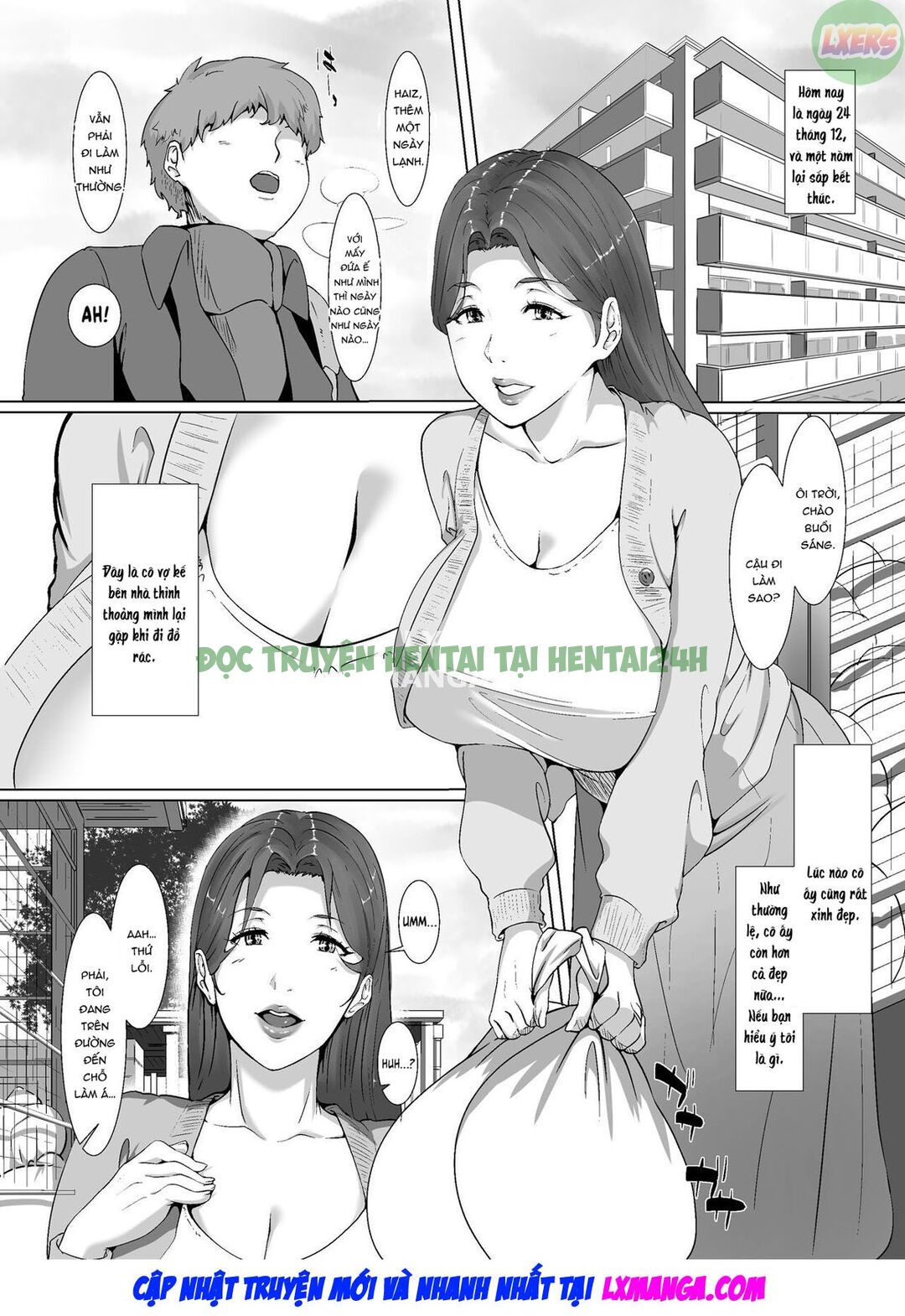 Hình ảnh 6 trong Spending Christmas Eve With The Housewife Next Door - One Shot - Hentaimanhwa.net