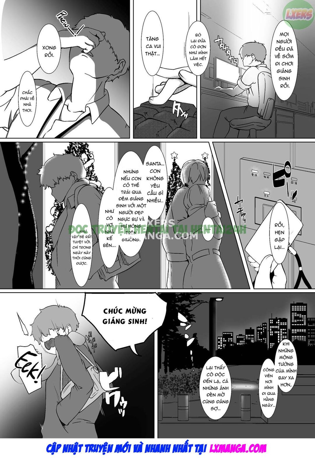 Hình ảnh 8 trong Spending Christmas Eve With The Housewife Next Door - One Shot - Hentaimanhwa.net