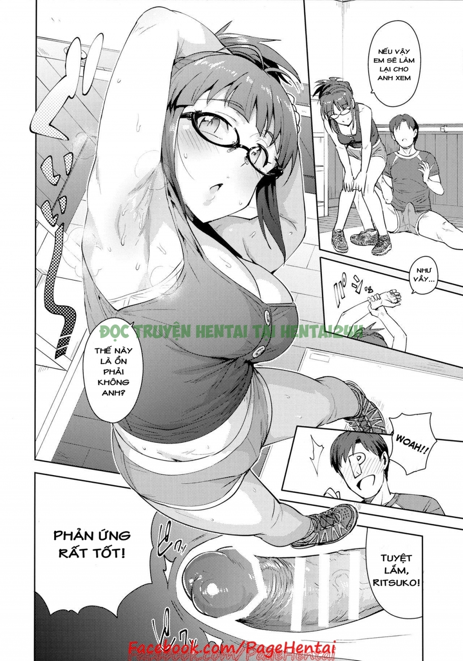 Xem ảnh 6 trong truyện hentai Stretching With Ritsuko - One Shot - truyenhentai18.pro