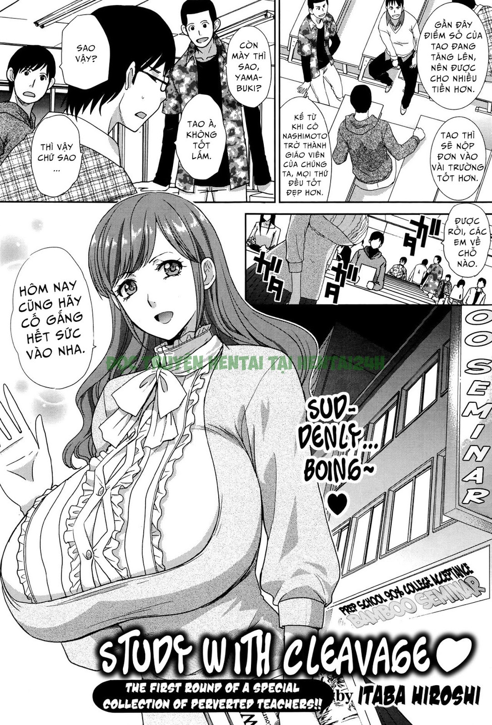 Hình ảnh 0 trong Study With Cleavage - One Shot - Hentaimanhwa.net