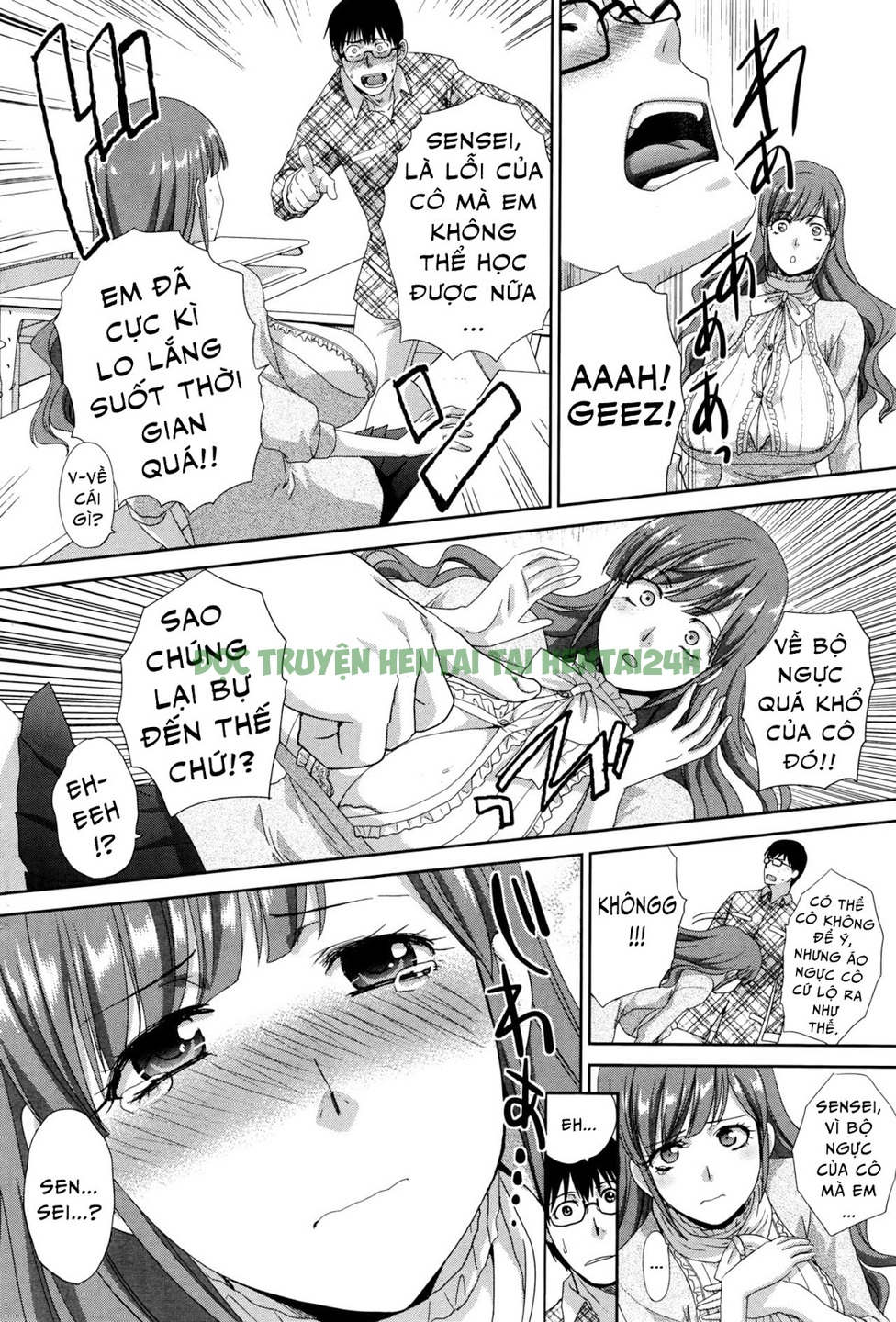 Hình ảnh 7 trong Study With Cleavage - One Shot - Hentaimanhwa.net