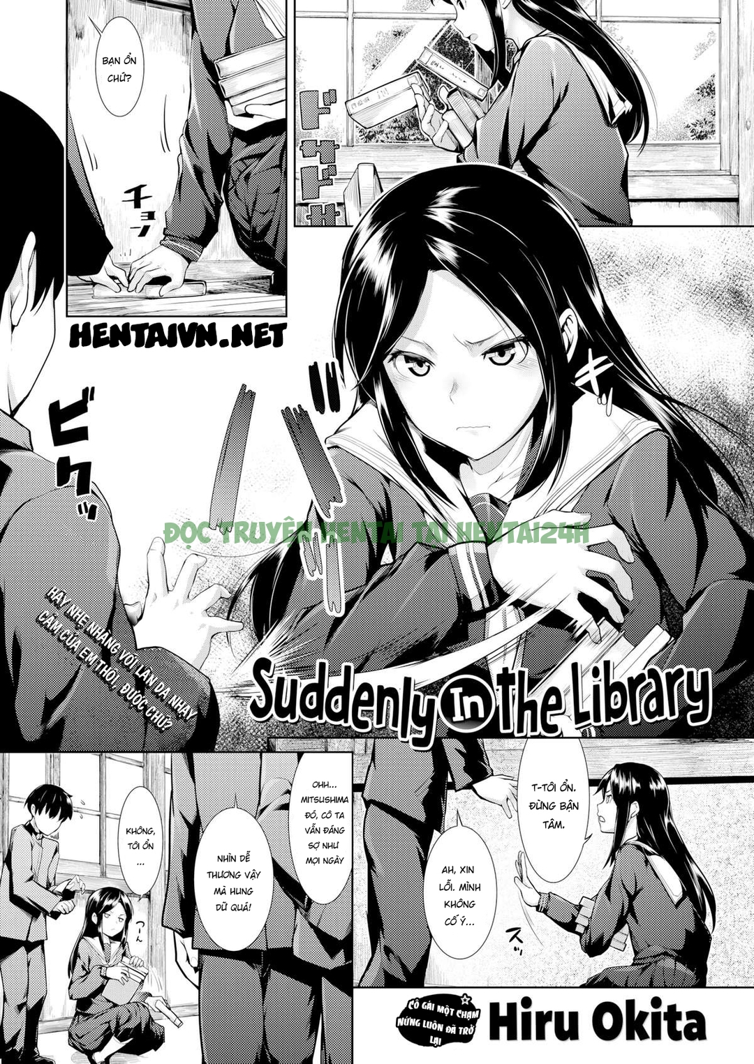 Hình ảnh 0 trong Suddenly In The Library - One Shot - Hentaimanhwa.net