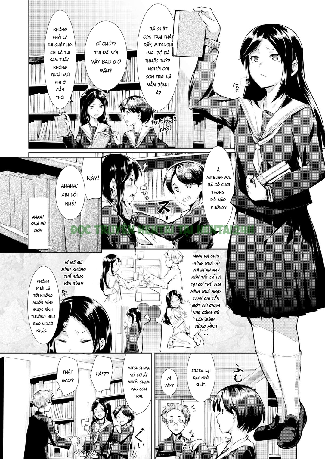 Xem ảnh 1 trong truyện hentai Suddenly In The Library - One Shot - truyenhentai18.pro