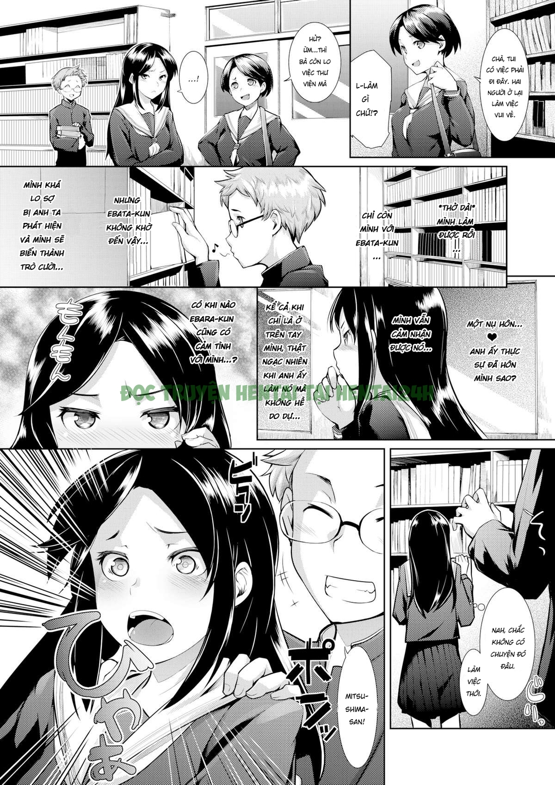 Hình ảnh 3 trong Suddenly In The Library - One Shot - Hentaimanhwa.net
