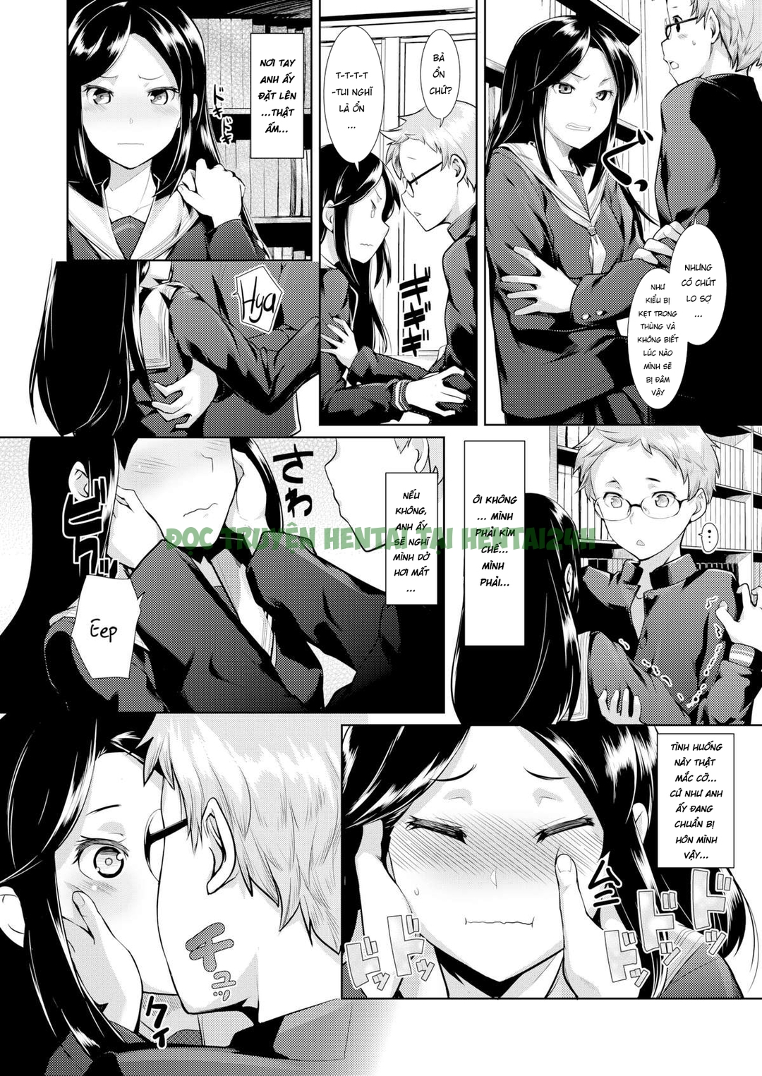 Hình ảnh 5 trong Suddenly In The Library - One Shot - Hentaimanhwa.net