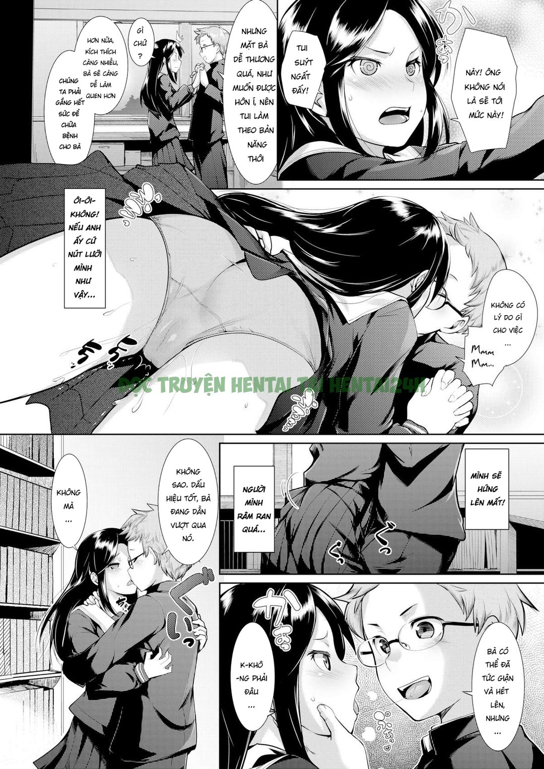 Xem ảnh 7 trong truyện hentai Suddenly In The Library - One Shot - truyenhentai18.pro