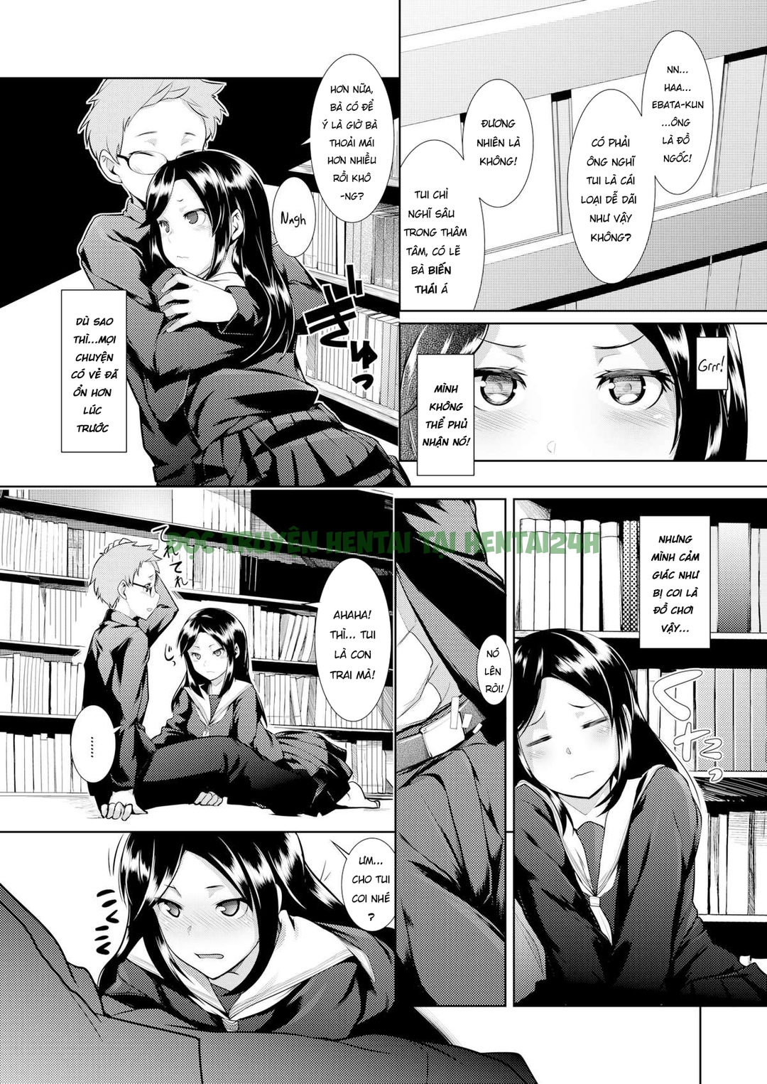 Hình ảnh 9 trong Suddenly In The Library - One Shot - Hentaimanhwa.net