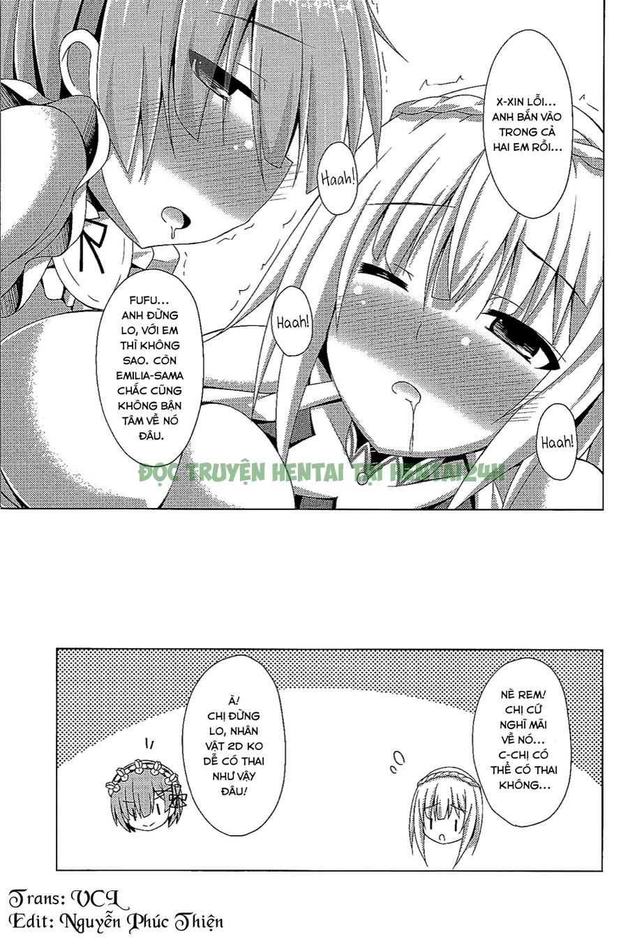 Xem ảnh 19 trong truyện hentai Teach Me, Rem-sensei! An Introduction To Sex With Emilia-tan - One Shot - truyenhentai18.pro