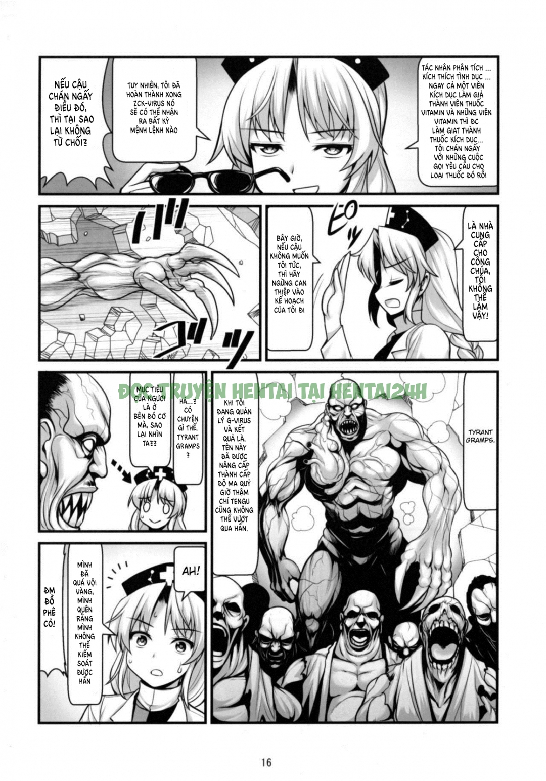 Xem ảnh 17 trong truyện hentai Tengu Vs Bio Hazard Oji-san - One Shot - Truyenhentai18.net