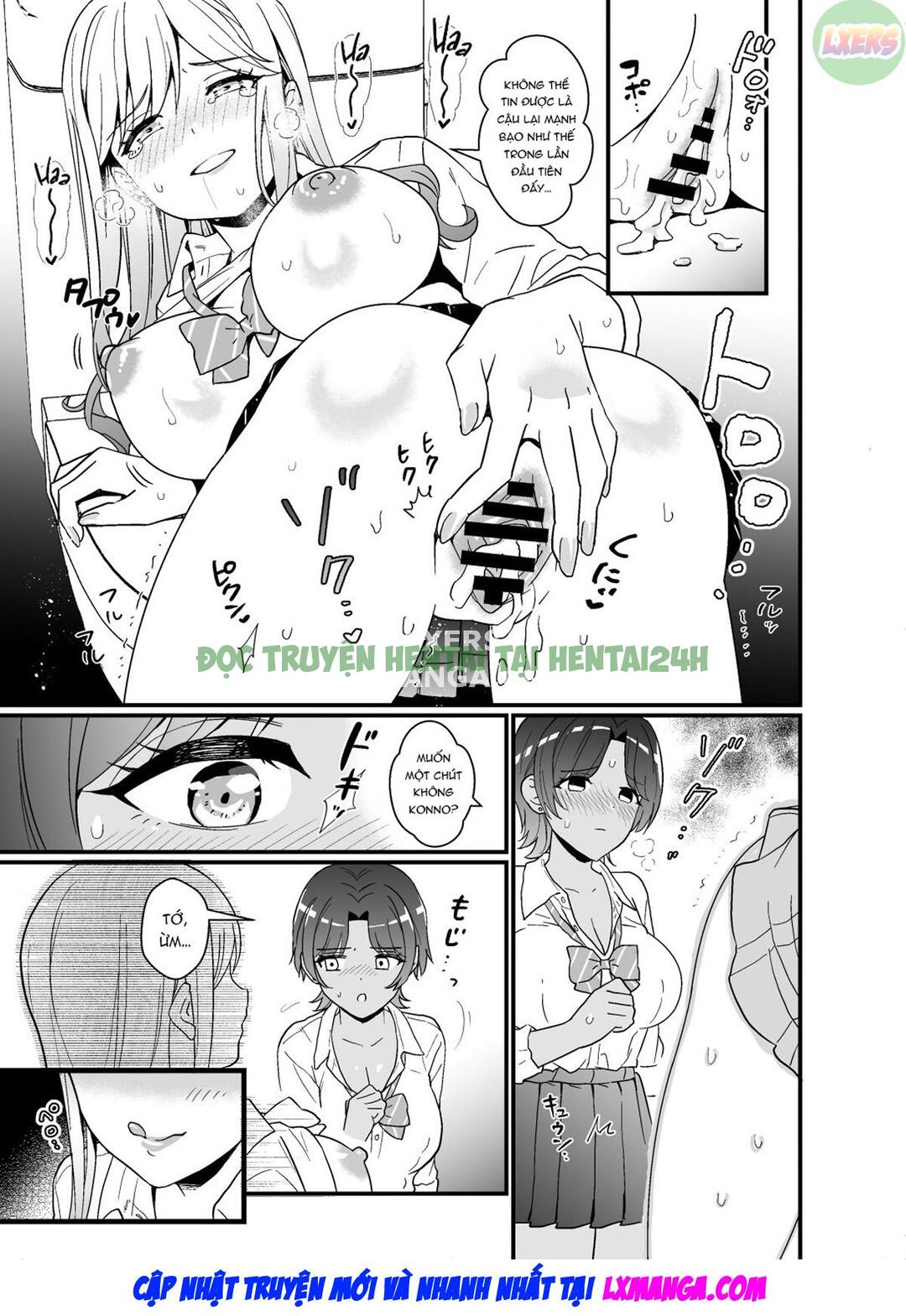 Xem ảnh 31 trong truyện hentai That Time Gyarus Asked Me To Grope Their Tits After Class - One Shot - Truyenhentai18.net
