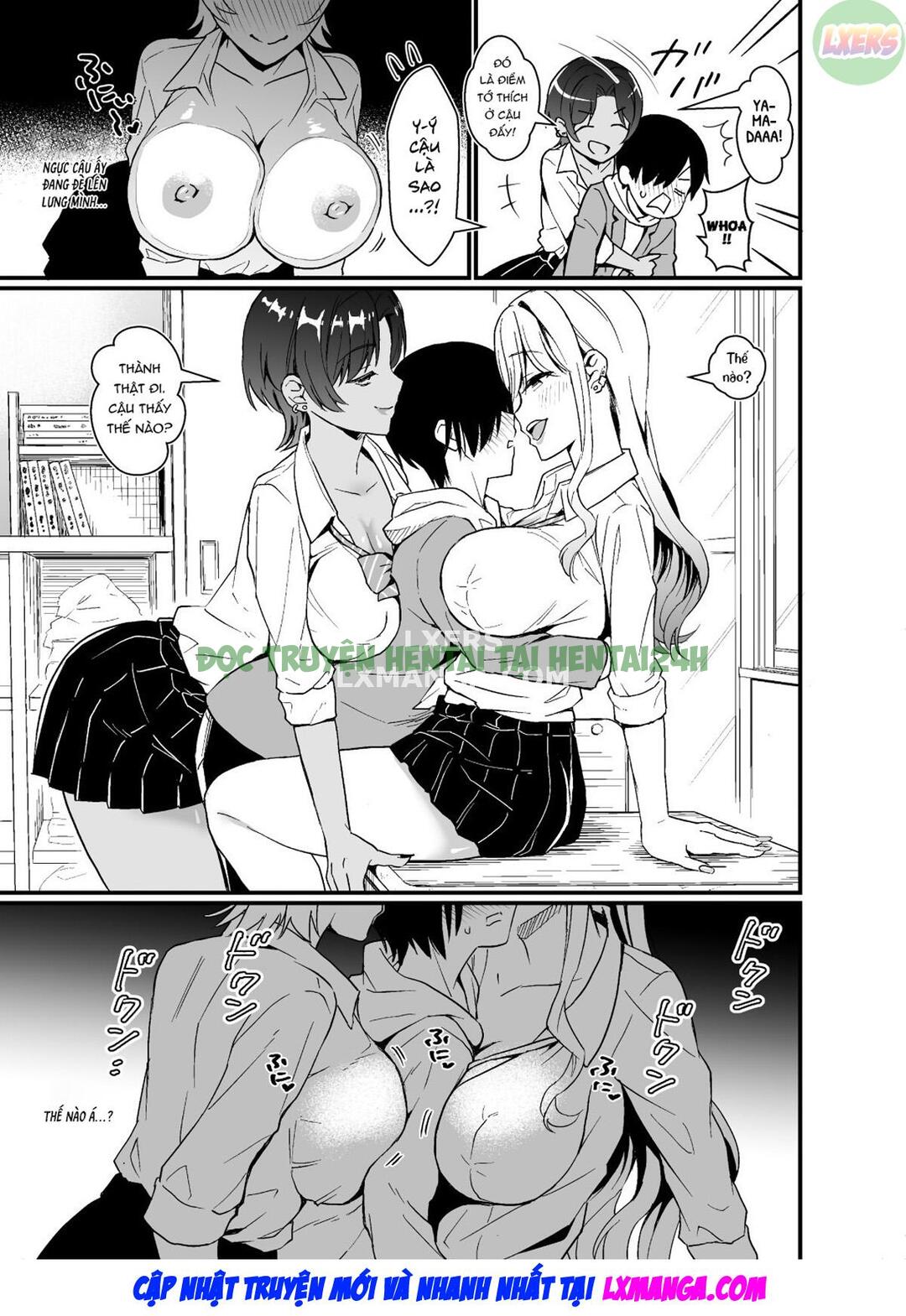 Xem ảnh 9 trong truyện hentai That Time Gyarus Asked Me To Grope Their Tits After Class - One Shot - Truyenhentai18.net