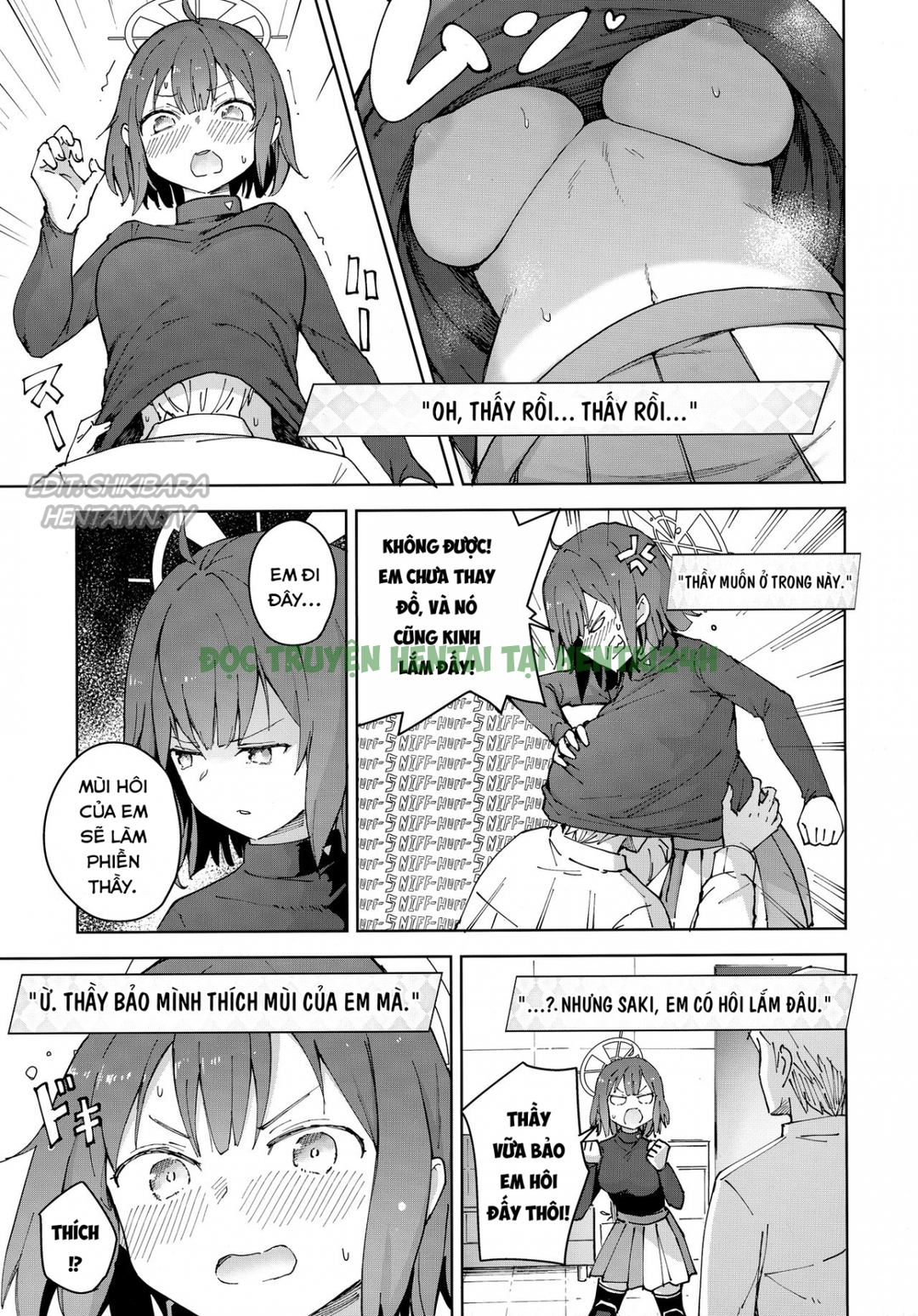 Hình ảnh 9 trong That Time I Boned Saki While Getting A Nice Whiff Of Her - One Shot - Hentaimanhwa.net