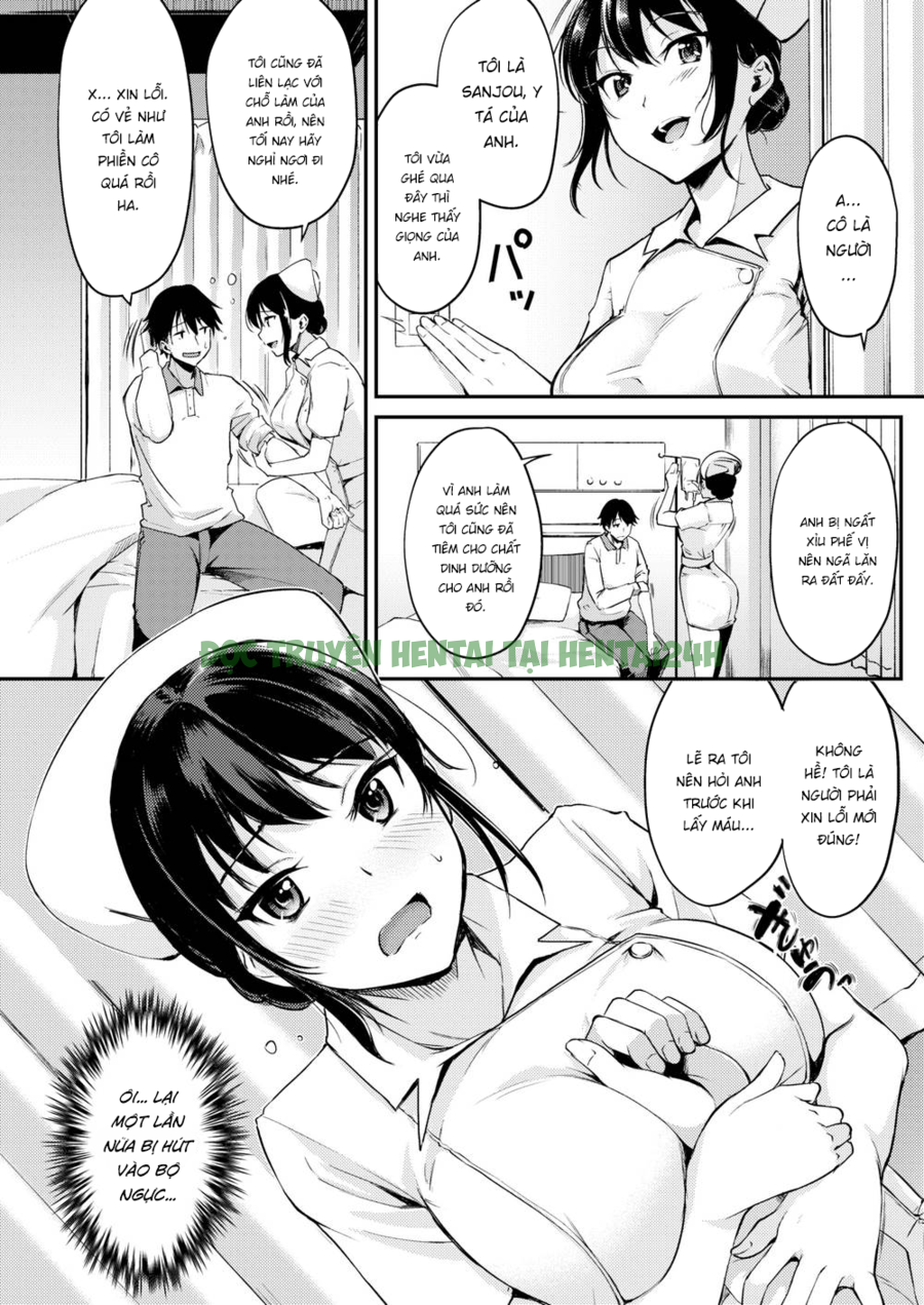 Xem ảnh 2 trong truyện hentai The Nurse's Juicy Job - One Shot - truyenhentai18.pro