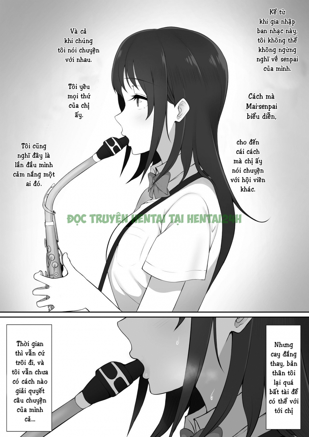 Xem ảnh 1 trong truyện hentai The Senpai That I Yearn For Brought Me To Her House After School - One Shot - truyenhentai18.pro